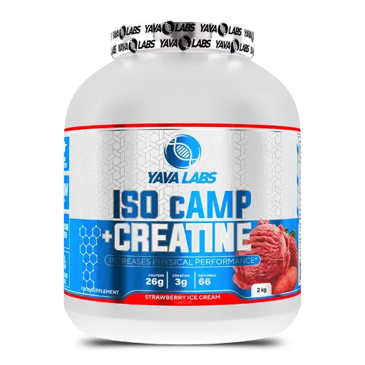 [5905488762271] Yava Labs ISO Camp+Creatine 66Ser -2Kg-Strawberry Ice Cream