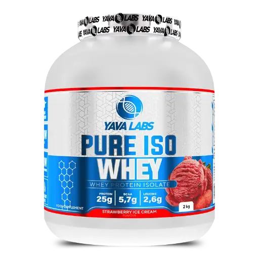 [5904365090261] Yava Labs Pure ISO -66Ser -2Kg-Strawberry Ice Cream