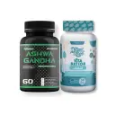 Vanation Ashwagandha-60Tablets-30Servings. + Vitamin Nation-30Serv-30Coated Tablets 