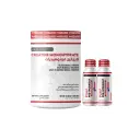 Wellness Nutrition Creatine Monohydrate-300G-60Serv.-Unflavored+ 2*Wellness Nutrition Pump Pre-Workout Shot-60Ml-BlueBerry 