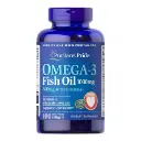 Puritan's Pride Omega-3 Fish Oil 1000mg-100Serv.-100Softgels 